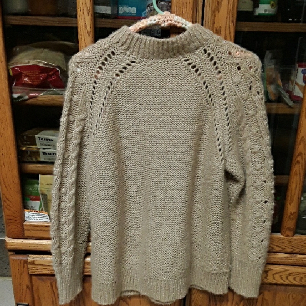 J. Crew Tan Knit Alpaca Blend Sweater - Picture 8 of 8